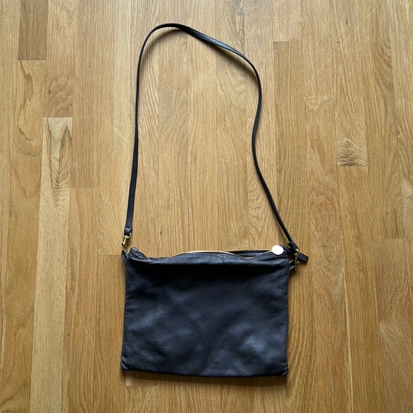 Clare V. Sac Bretelle in denim blue leather- good condition - Picture 3 of 4